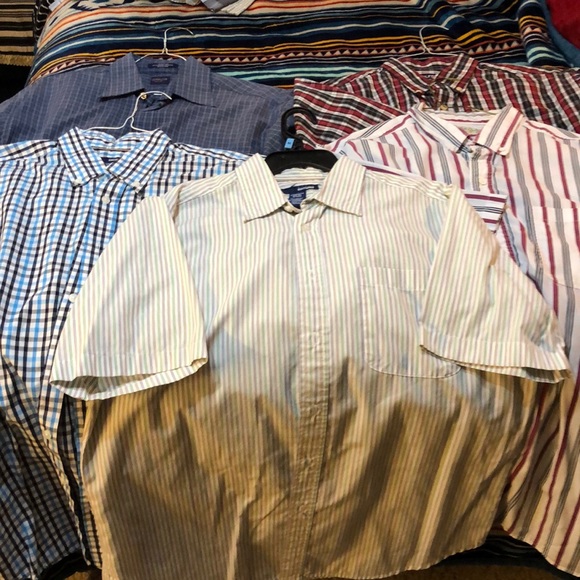 multiple Other - Shirt sleeve button up work shirt (five)